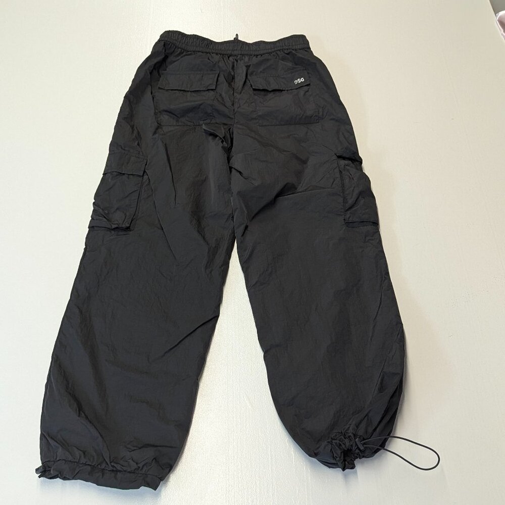 DSG Size XS (Baggy Fit/Small) Black Cargo Parachute Pants - Picture 2 of 15